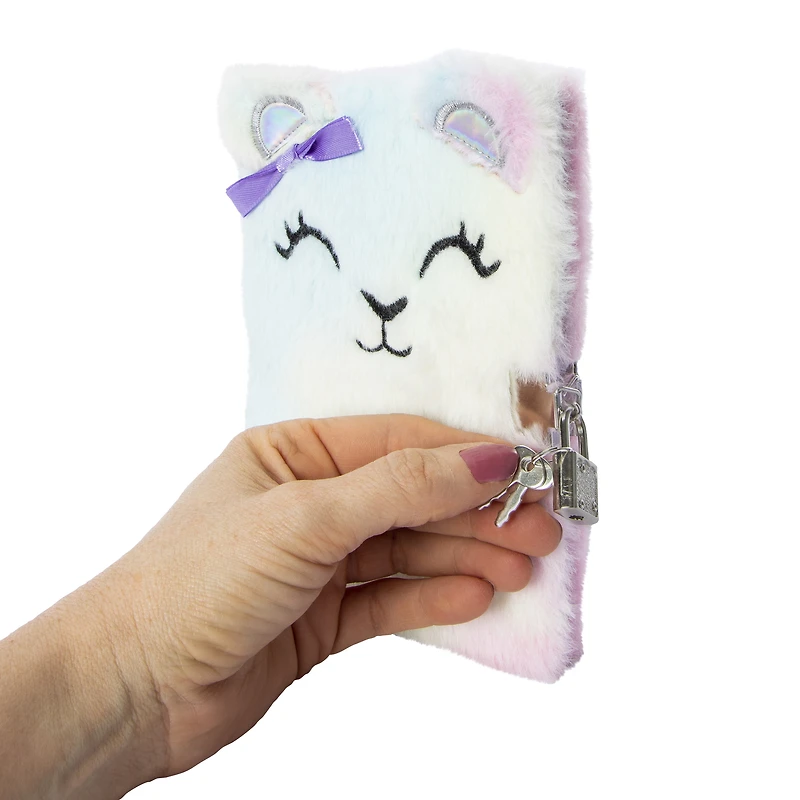 plush diary with lock & key