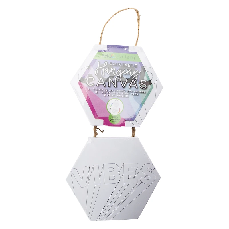 paintable hanging canvas art set