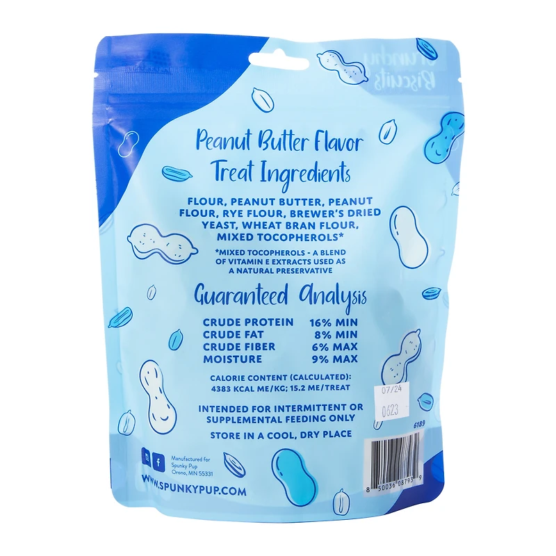 spunky pup® natural dog treats 10oz