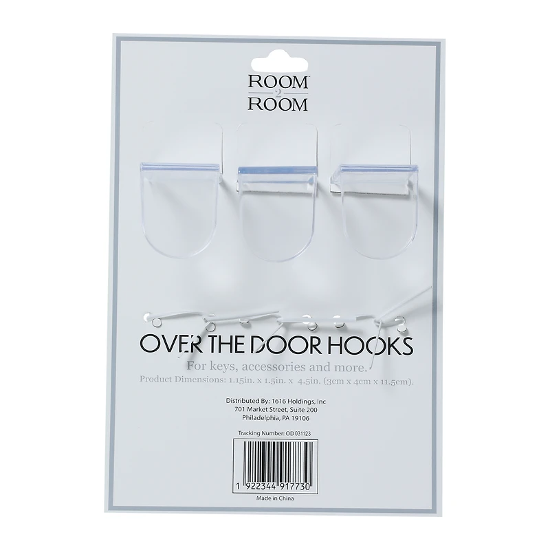 over-the-door hooks 3-count