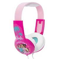 barbie® kid-safe wired headphones with mic