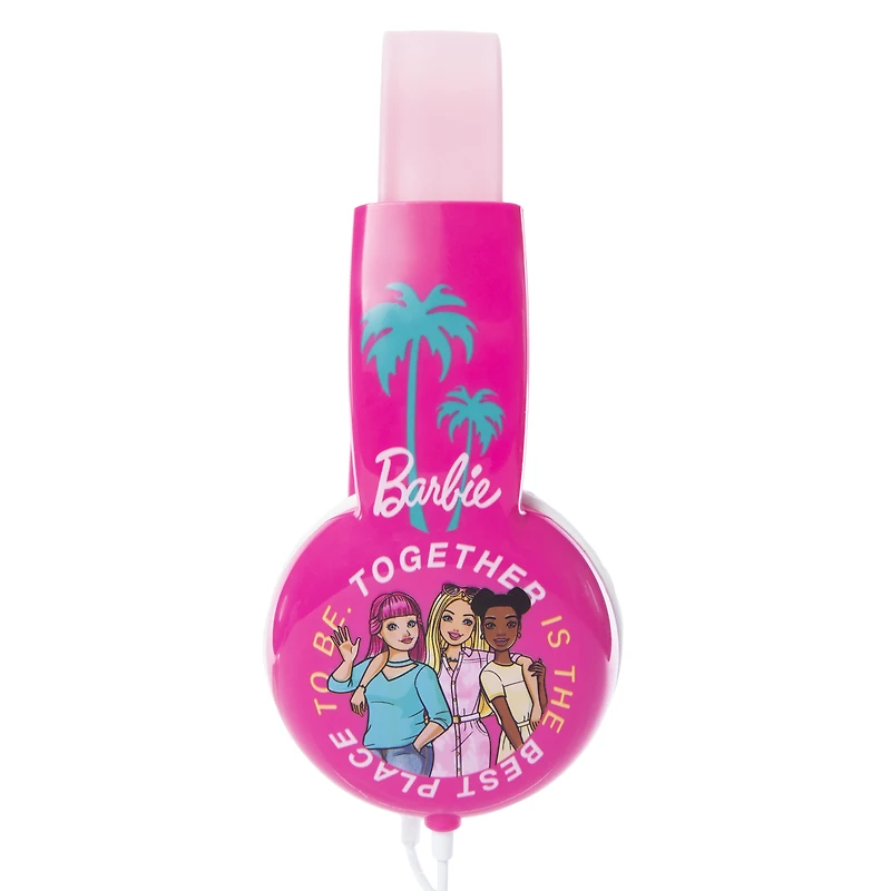barbie® kid-safe wired headphones with mic