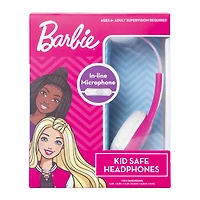 barbie® kid-safe wired headphones with mic