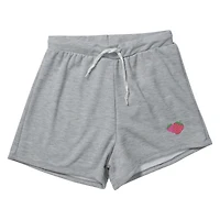 gray fleece icon shorts