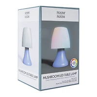 color changing mushroom LED table lamp