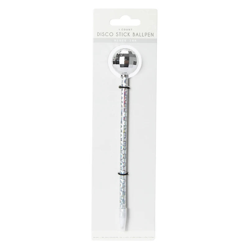 disco ball stick ballpen