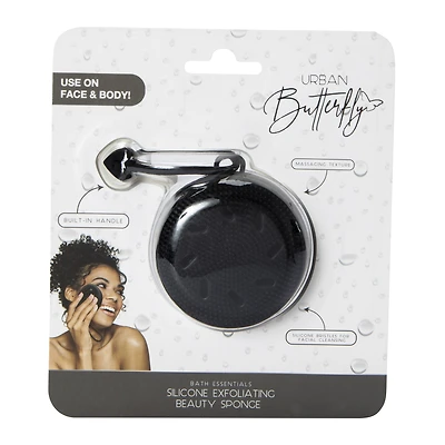 silicone exfoliating beauty sponge