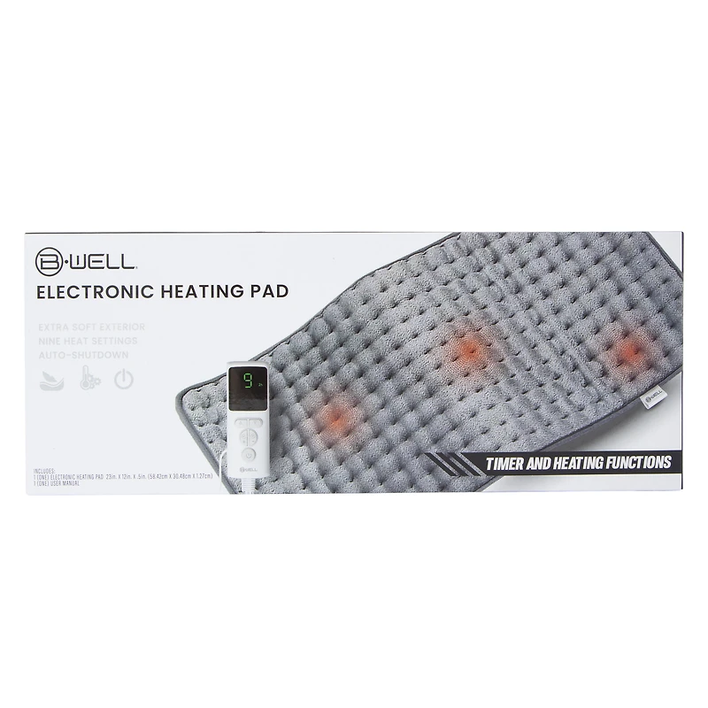 heating pad with controller 23in x 12in