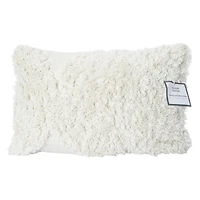 tufted curve pillow 12in x 20in