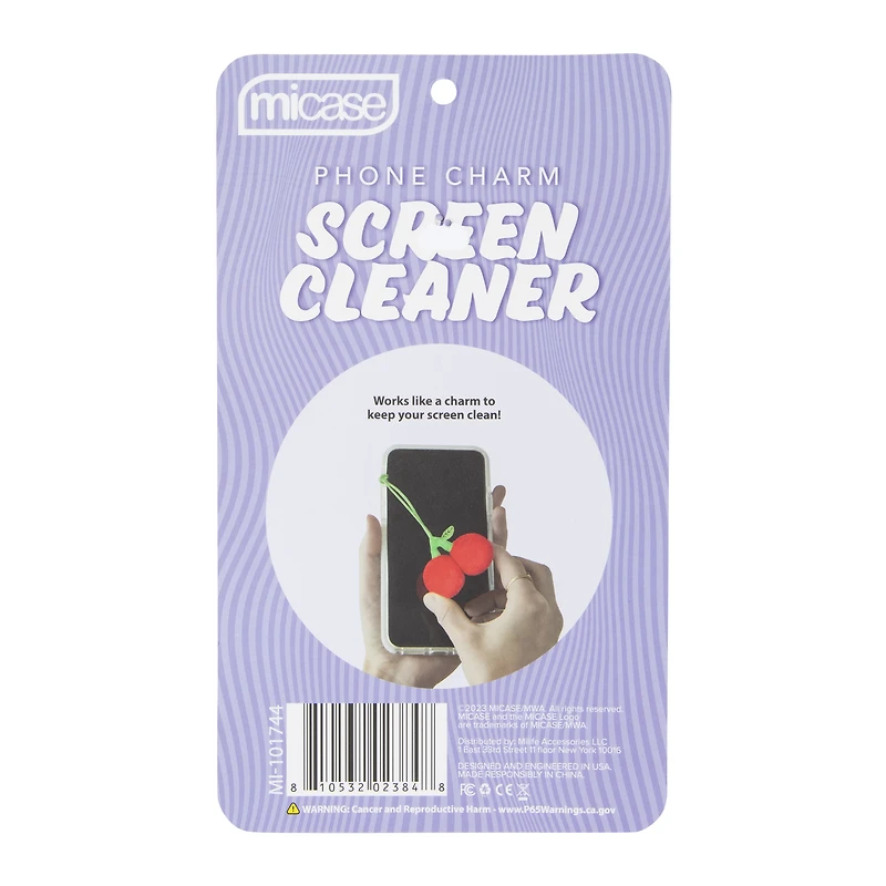 screen cleaner phone charm