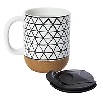 travel mug with cork bottom 12 fl.oz