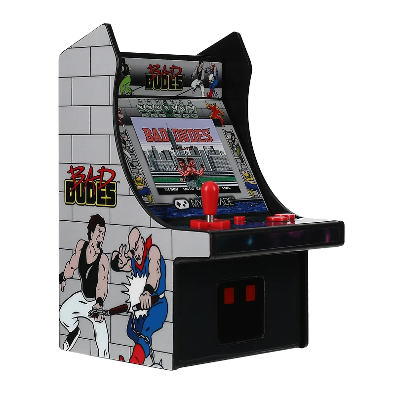 bad dudes™ micro player retro arcade game