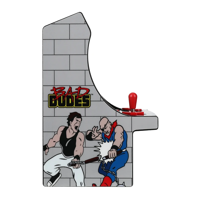 bad dudes™ micro player retro arcade game