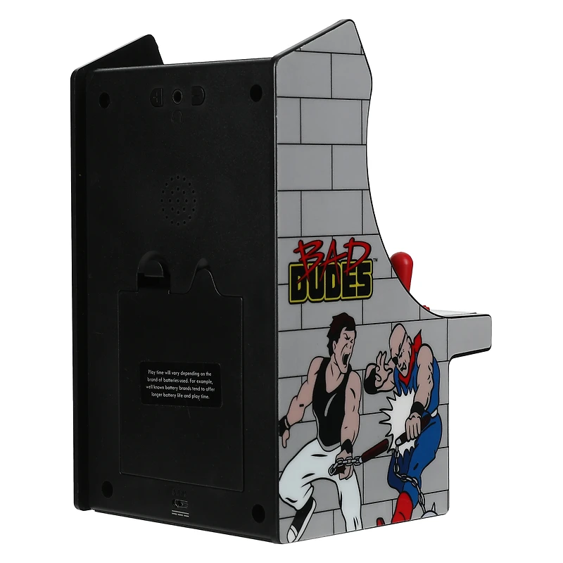 bad dudes™ micro player retro arcade game
