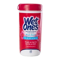 wet ones® fresh scent antibacterial hand wipes 40-count