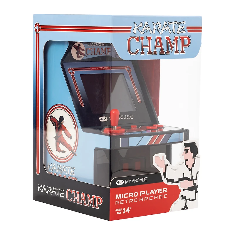 karate champ™ micro player retro arcade game