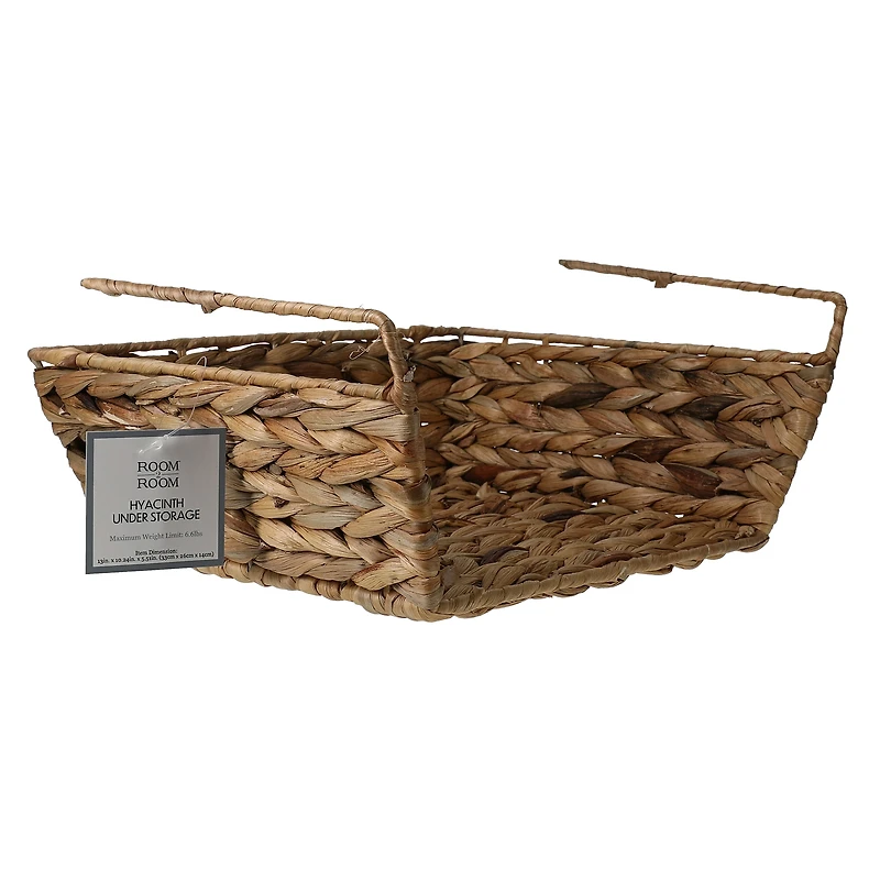water hyacinth under shelf basket 13in x 10.24in