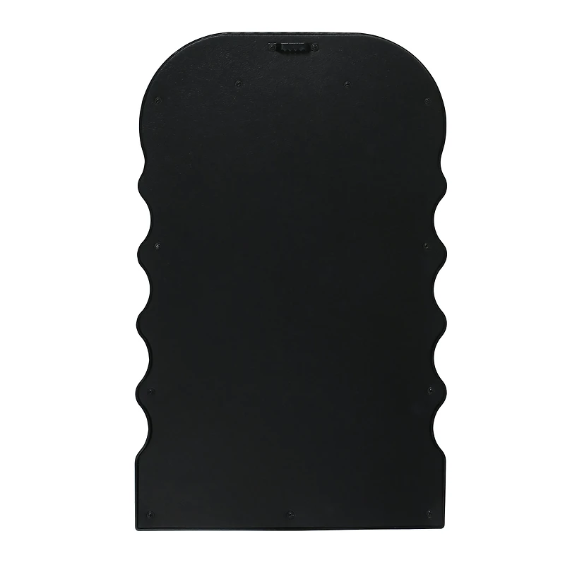 wavy wall mirror 10in x 16in