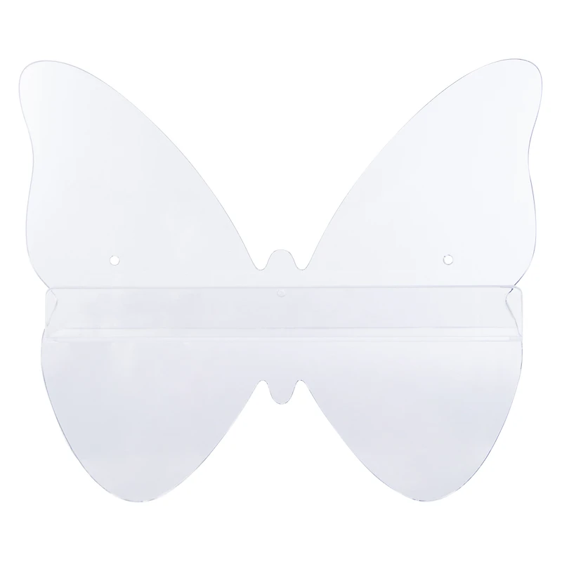 clear butterfly shelf 11.85in x 9.96in