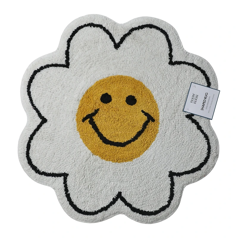 daisy shaped rug