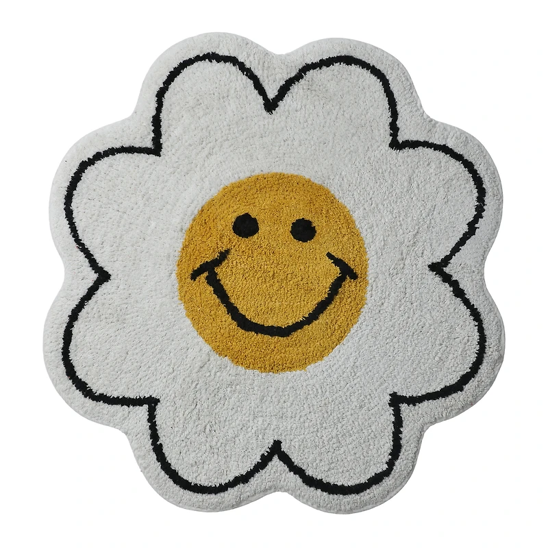 daisy shaped rug