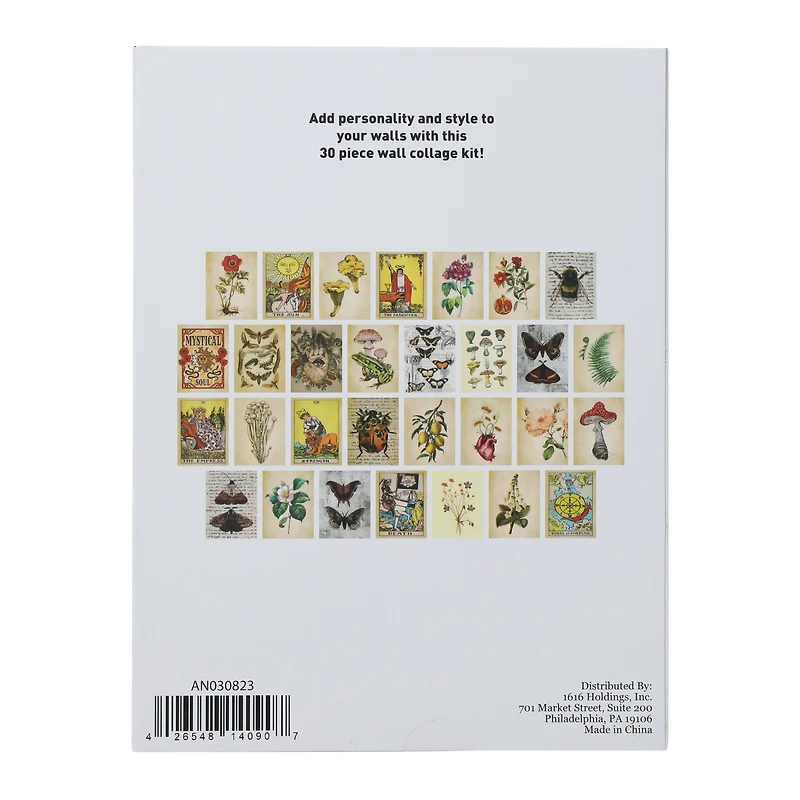 mini poster wall collage kit 30-count