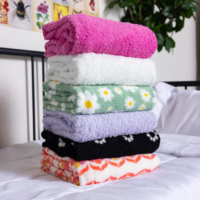 luxe collection sherpa blanket