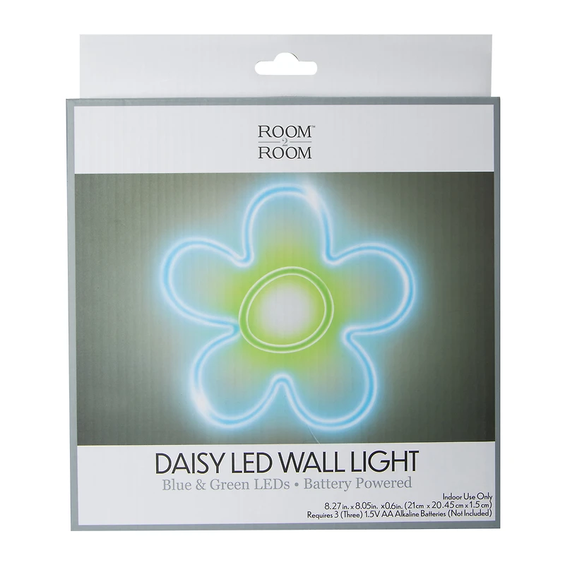 daisy LED wall light 8.27in x 8.05in