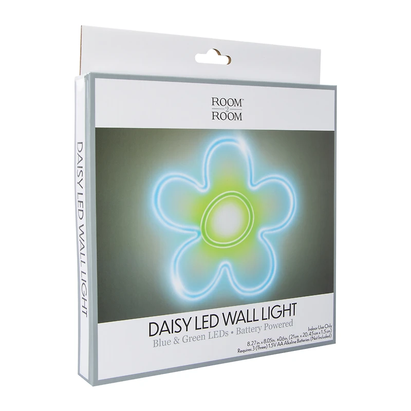 daisy LED wall light 8.27in x 8.05in