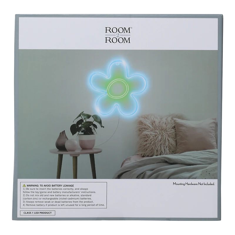 daisy LED wall light 8.27in x 8.05in