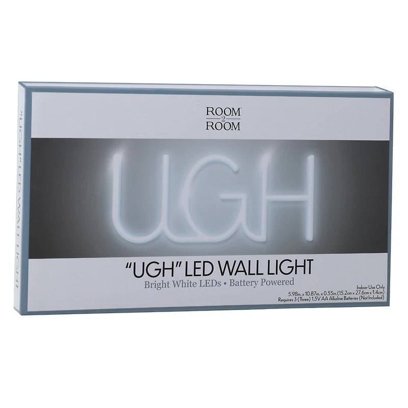 'ugh' LED wall light 5.98in x 10.87in