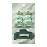 rectangle claw clips 7-count