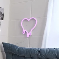 dripping heart LED wall light