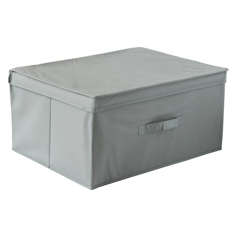 collapsible under the bed bin with lid 19.68in x 15.74in