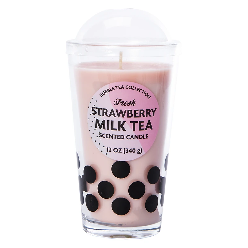 bubble tea scented candle 12oz