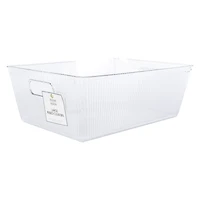 clear storage bin