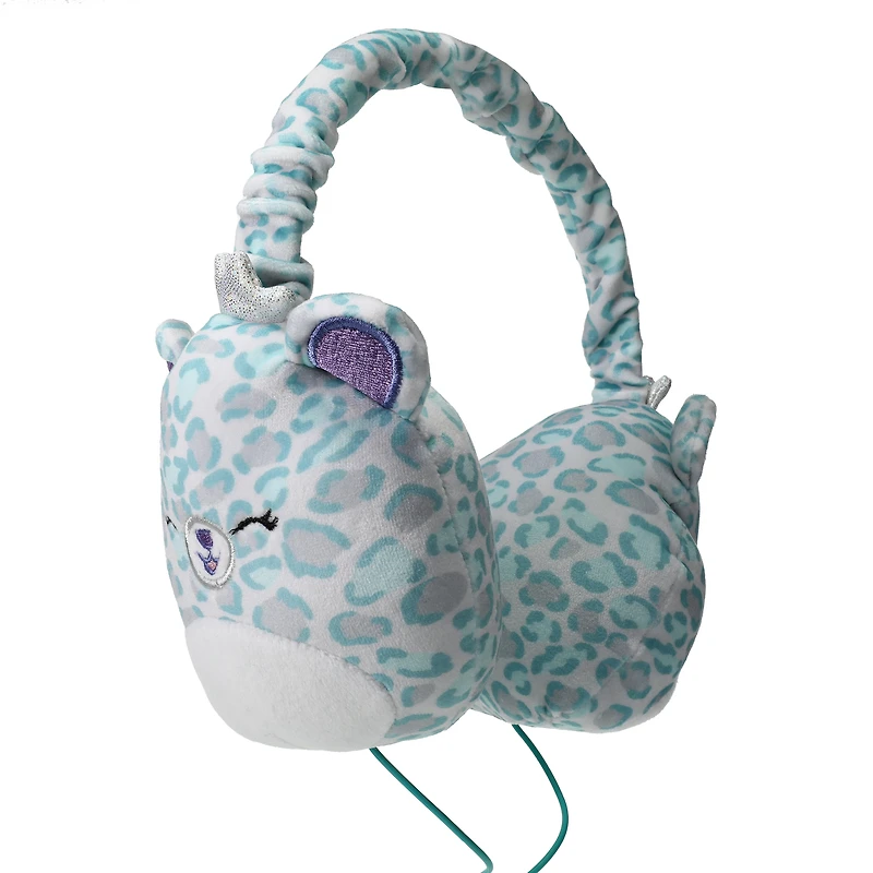 squishmallows™ plush wired headphones