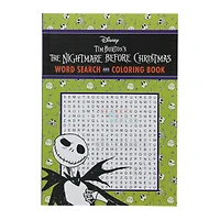 Disney Tim Burton's The Nightmare Before Christmas word search & coloring book