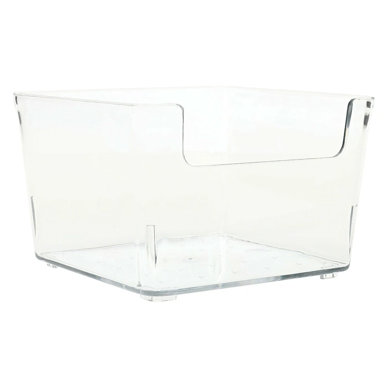 clear mini storage bin organizer 3.8in x 2.4in