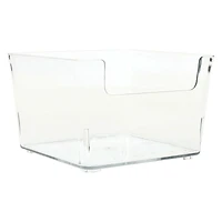 clear mini storage bin organizer 3.8in x 2.4in
