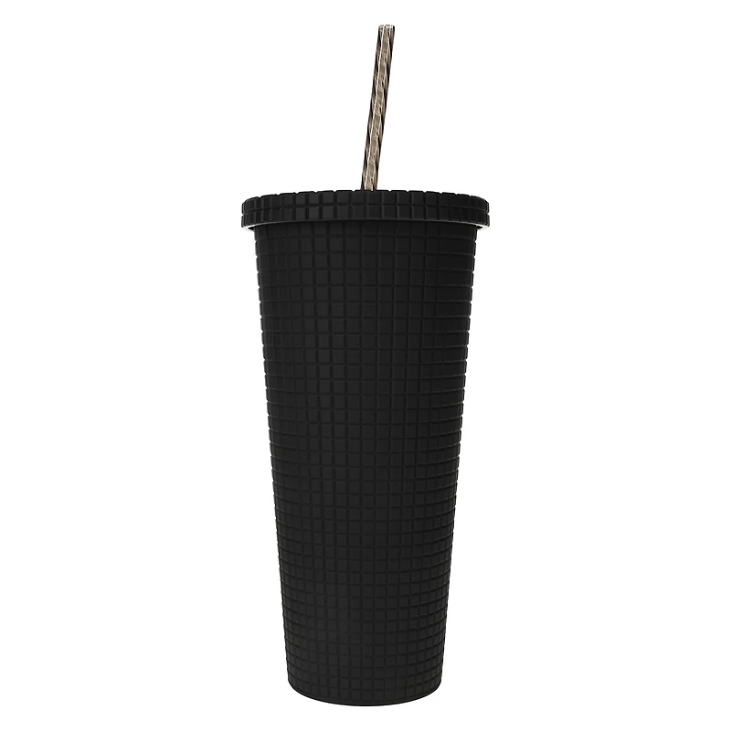 Matte Squares Tumbler 24oz