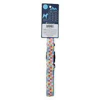 rainbow checker pet collar