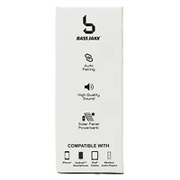 bluetooth® earbuds with solar power bank charging case