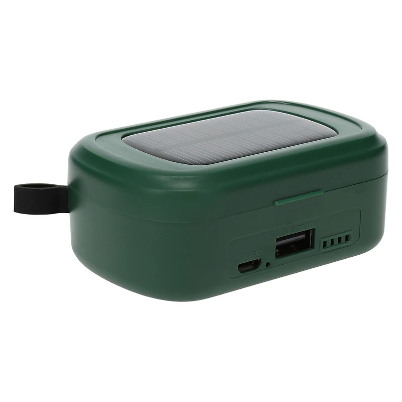 Bluetooth® Earbuds With Solar Power Bank Charging Case