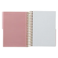 3-in-1 jumbo spiral journal with dotted, lined & blank pages