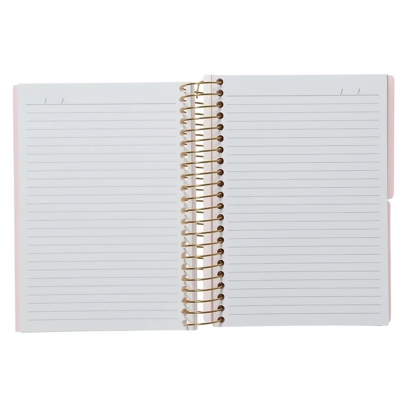 3-in-1 jumbo spiral journal with dotted, lined & blank pages