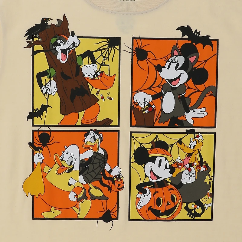 retro Mickey Mouse & Friends halloween graphic tee