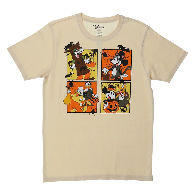 retro Mickey Mouse & Friends halloween graphic tee