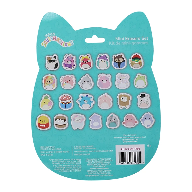 squishmallows™ mini erasers 25-count