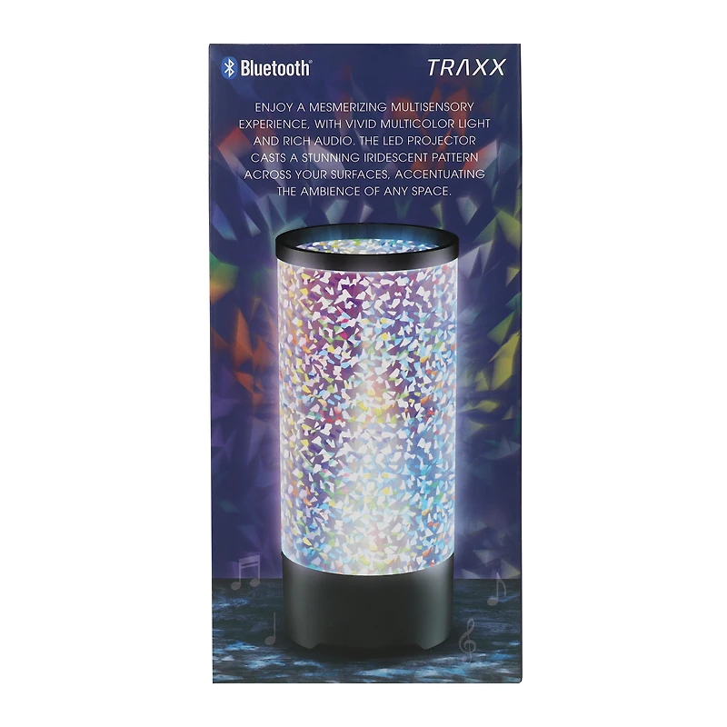 prismatic projector LED bluetooth® speaker